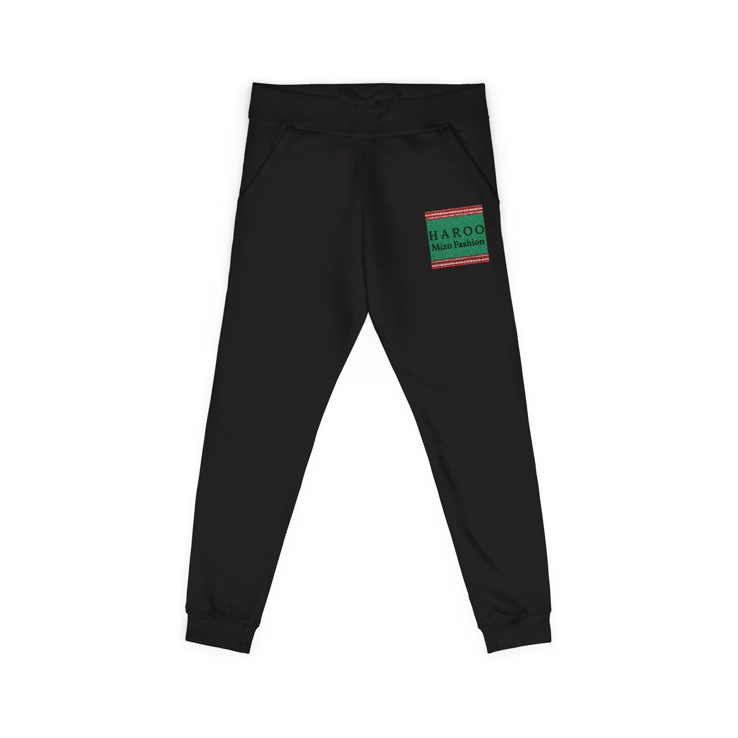 HAROO Embroidered Fleece Sweatpants