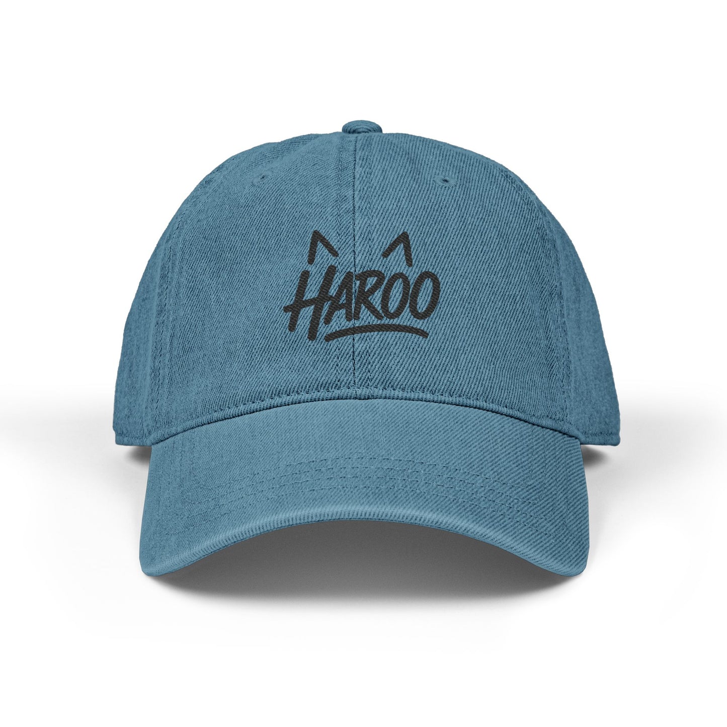 Embroidered Denim Hat - HAROO
