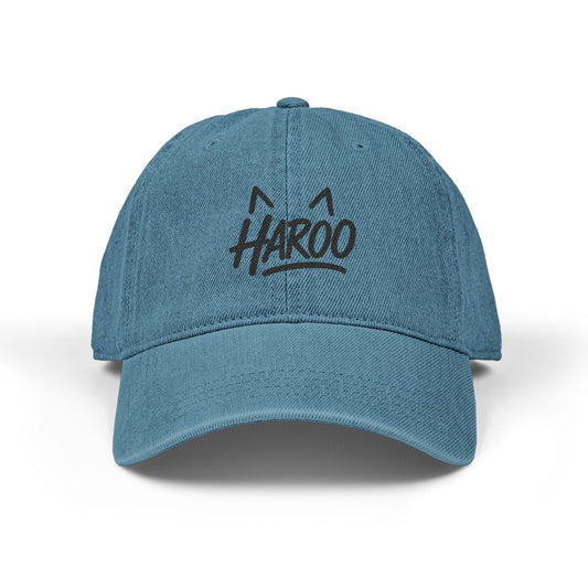 Embroidered Denim Hat - HAROO