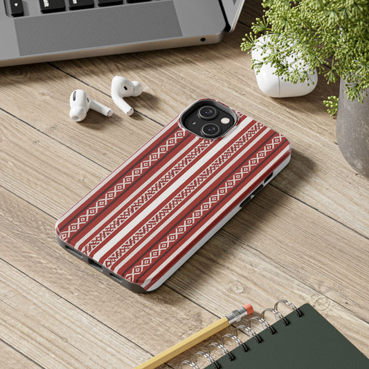 Protective Phone Case - HAROO Mizo Tribal Pattern